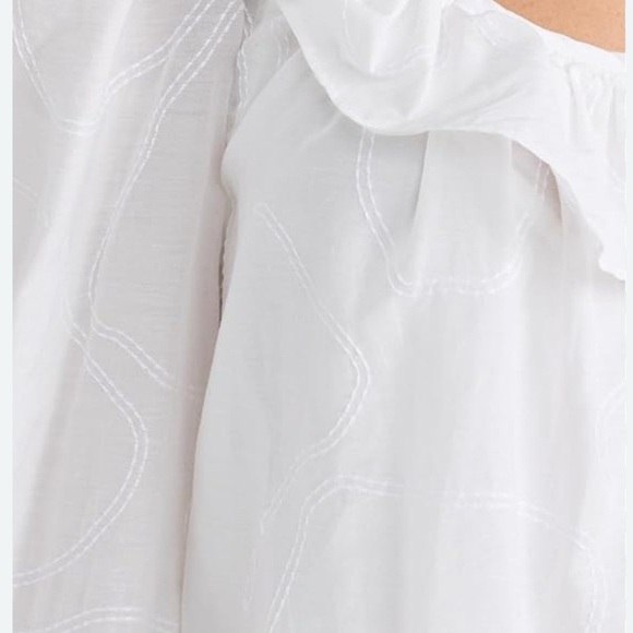 ✨ AYR “The Frill Seeker” Blouse – Romantic Blouse – Cotton Silk – Sz Large - Picture 4 of 13